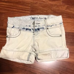 GUESS jeans acid wash shorts